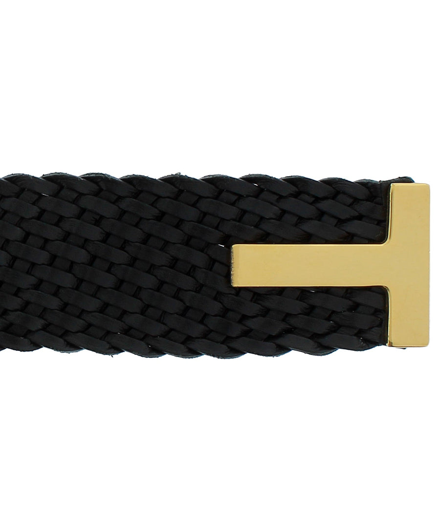 TOM FORD  Braided Leather Belt TB236J-I15