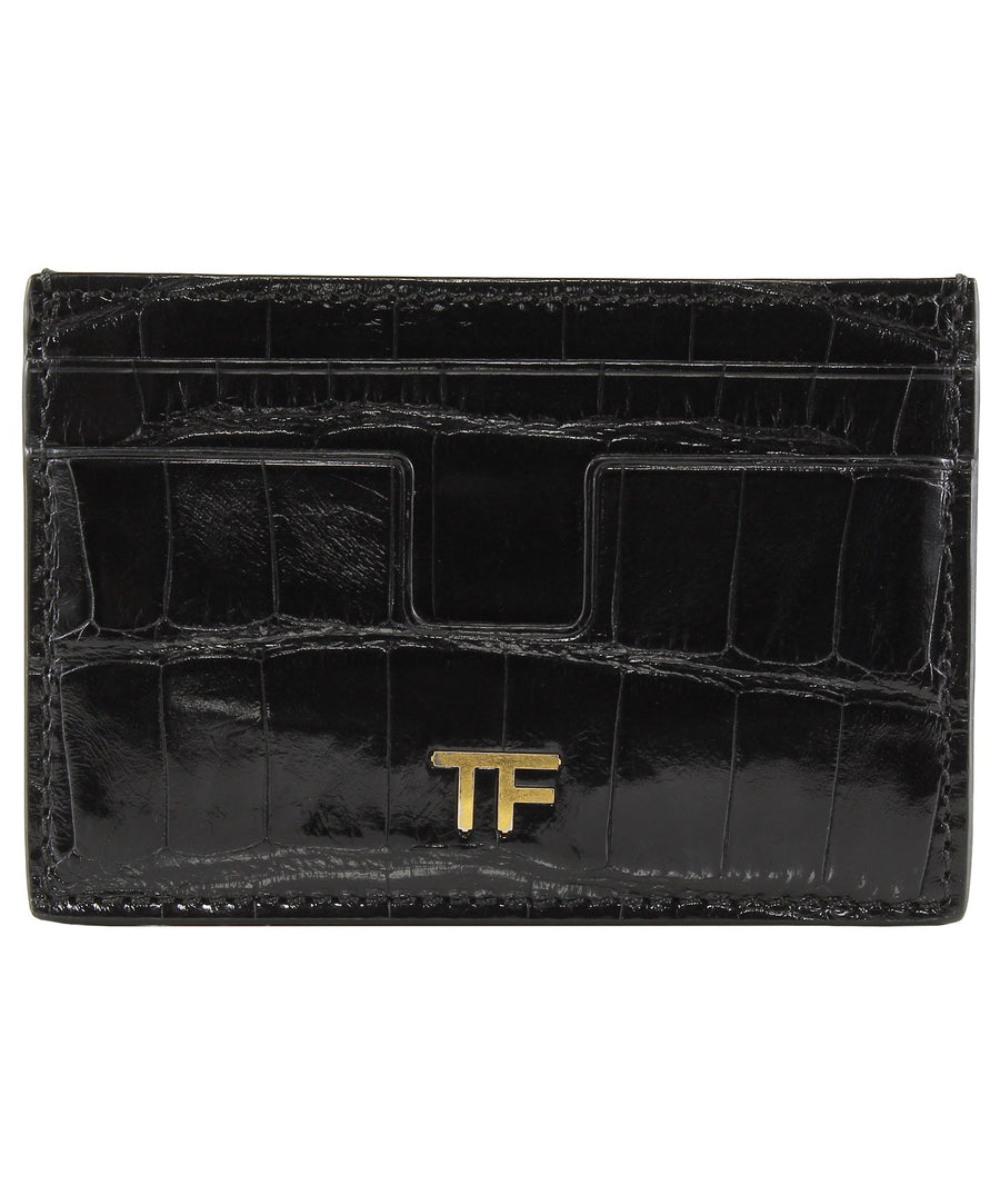 TOM FORD  Classic Alligator Leather Card Holder S0250T-A46