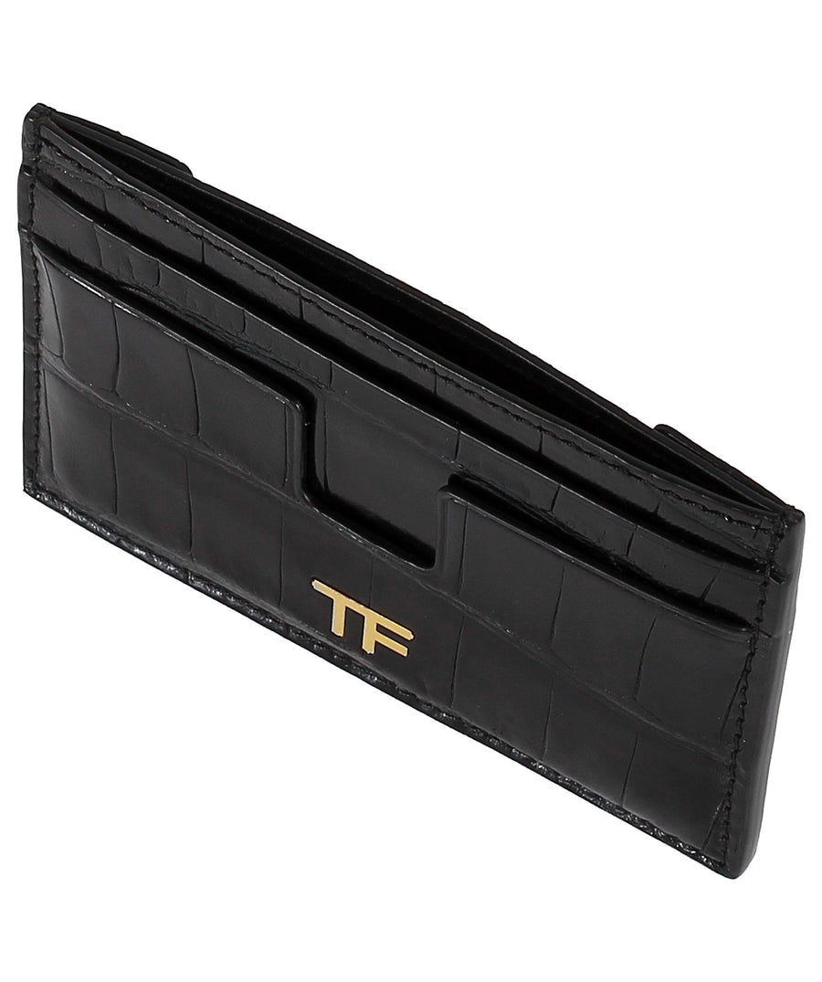 TOM FORD  Classic Alligator Leather Card Holder S0250T-A46