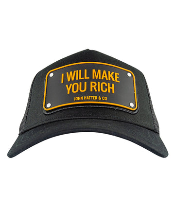 JOHN HATTER & CO I Will Make You Rich Rubber Cap R-1006-U00