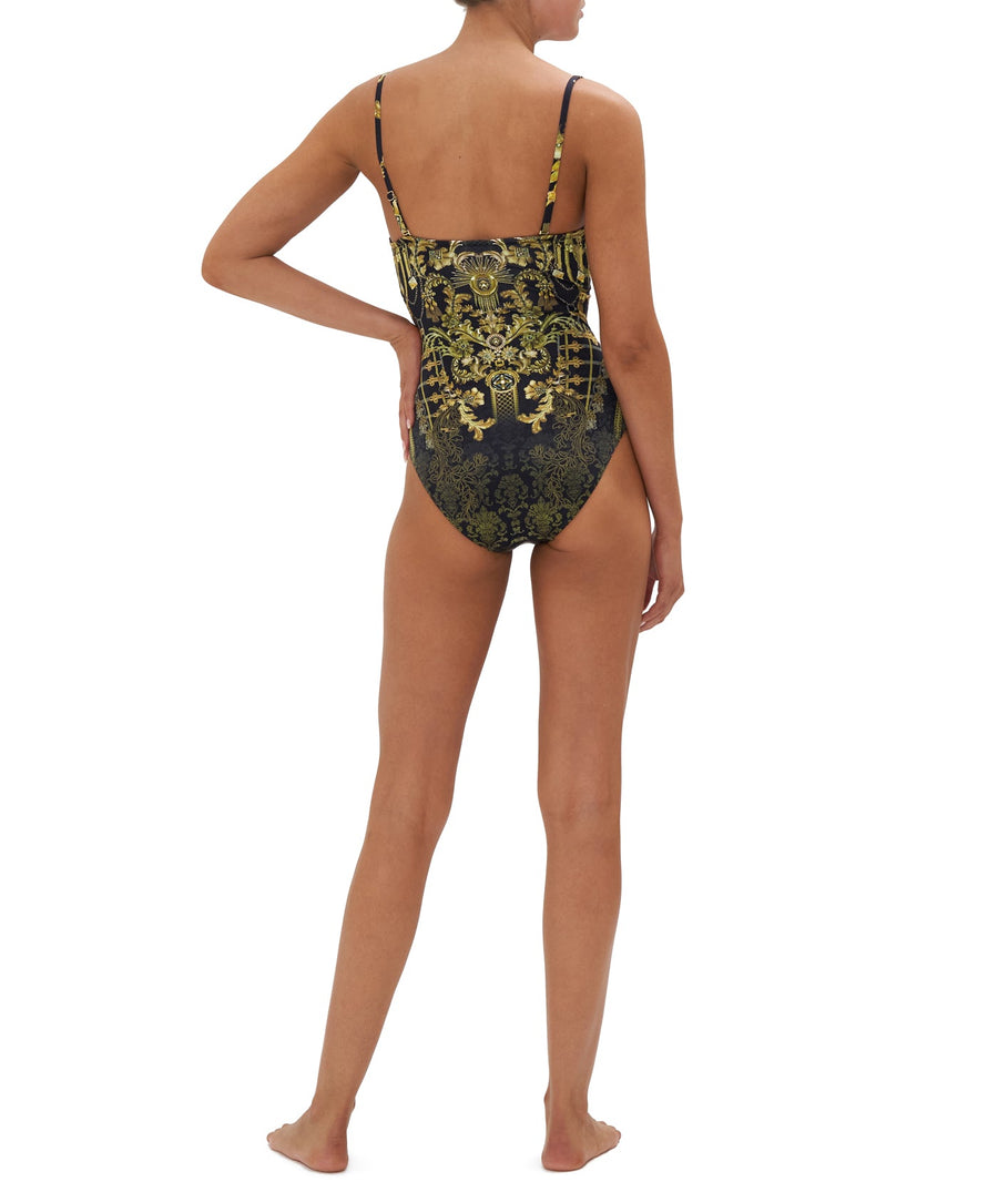 CAMILLA  The Night is Noir Underwire Cup One Piece Swimsuit 21362