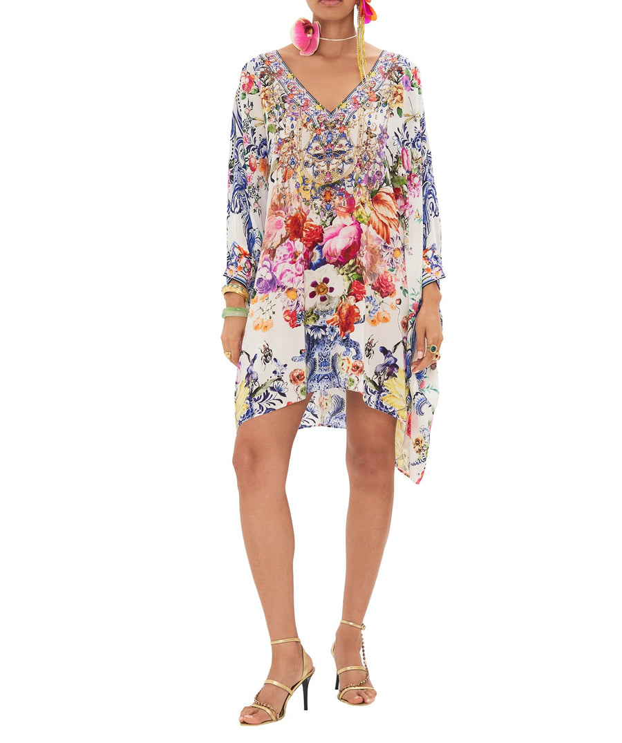 CAMILLA Dutch is Life Short Kaftan with Cuff 00031419