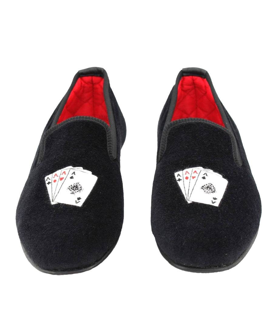 MATTHEW COOKSON  Cartes Velvet Slippers 120MTWCARTES