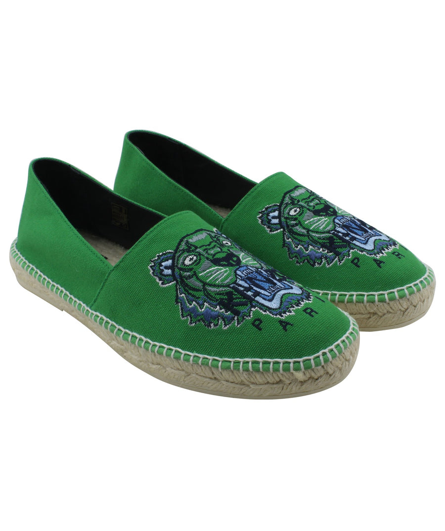 KENZO  Slit Tiger Canvas Espadrilles M615