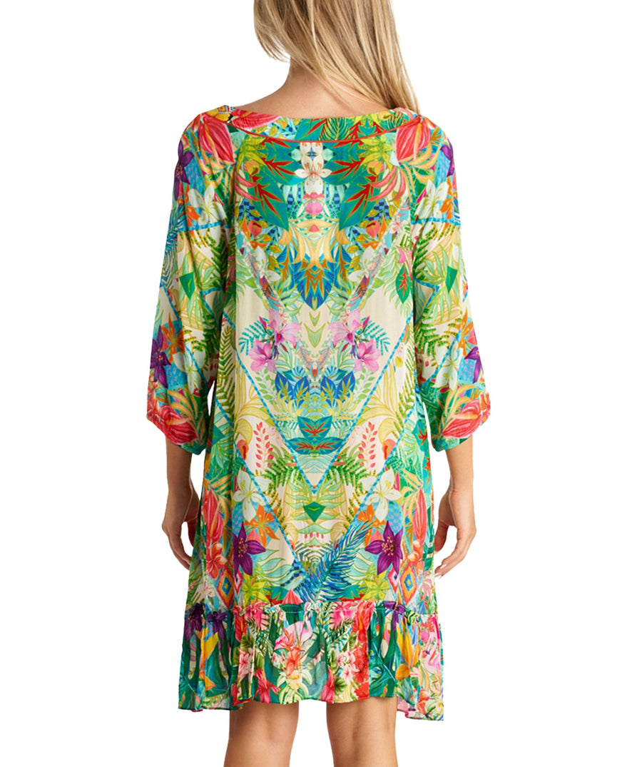 LA MODA Tropics Mid Length Dress 24008 MD