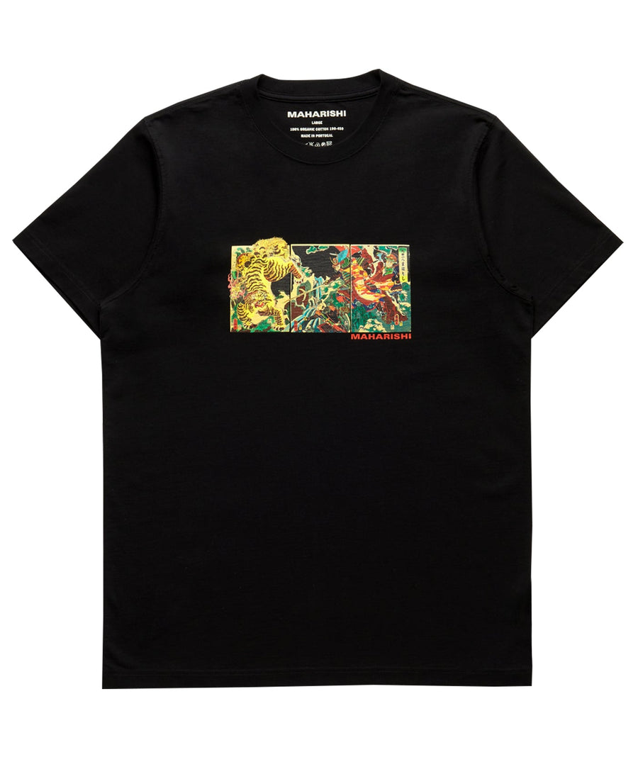 MAHARISHI Tiger Vs Samurai T-Shirt 302MH1079