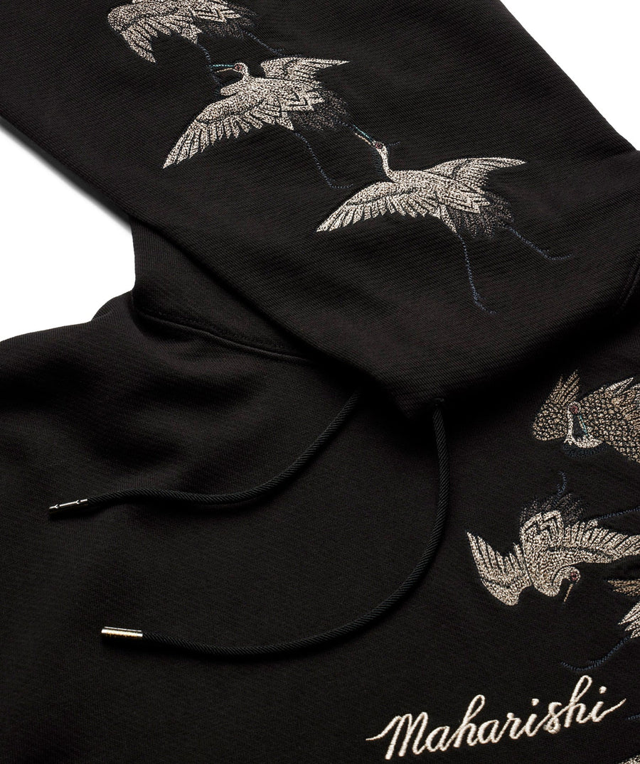 MAHARISHI Peace Cranes Hooded Sweater 350MH4506