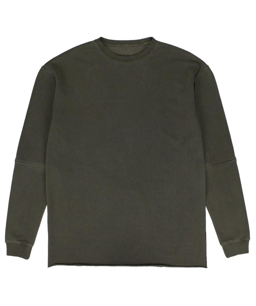 MAHARISHI  Zip Off Oversized Crew Sweater 350MH6066