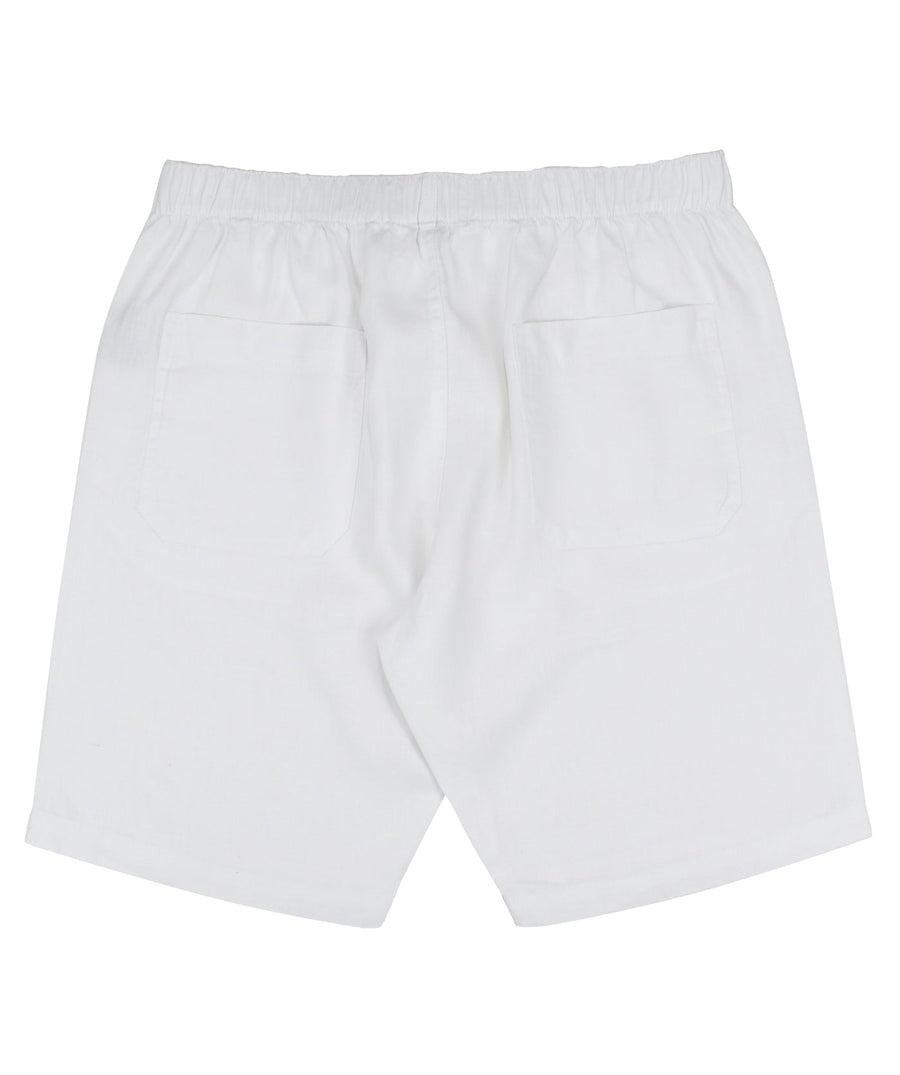 PIER ST BARTH  Barbuda Linen Shorts BARBUDA