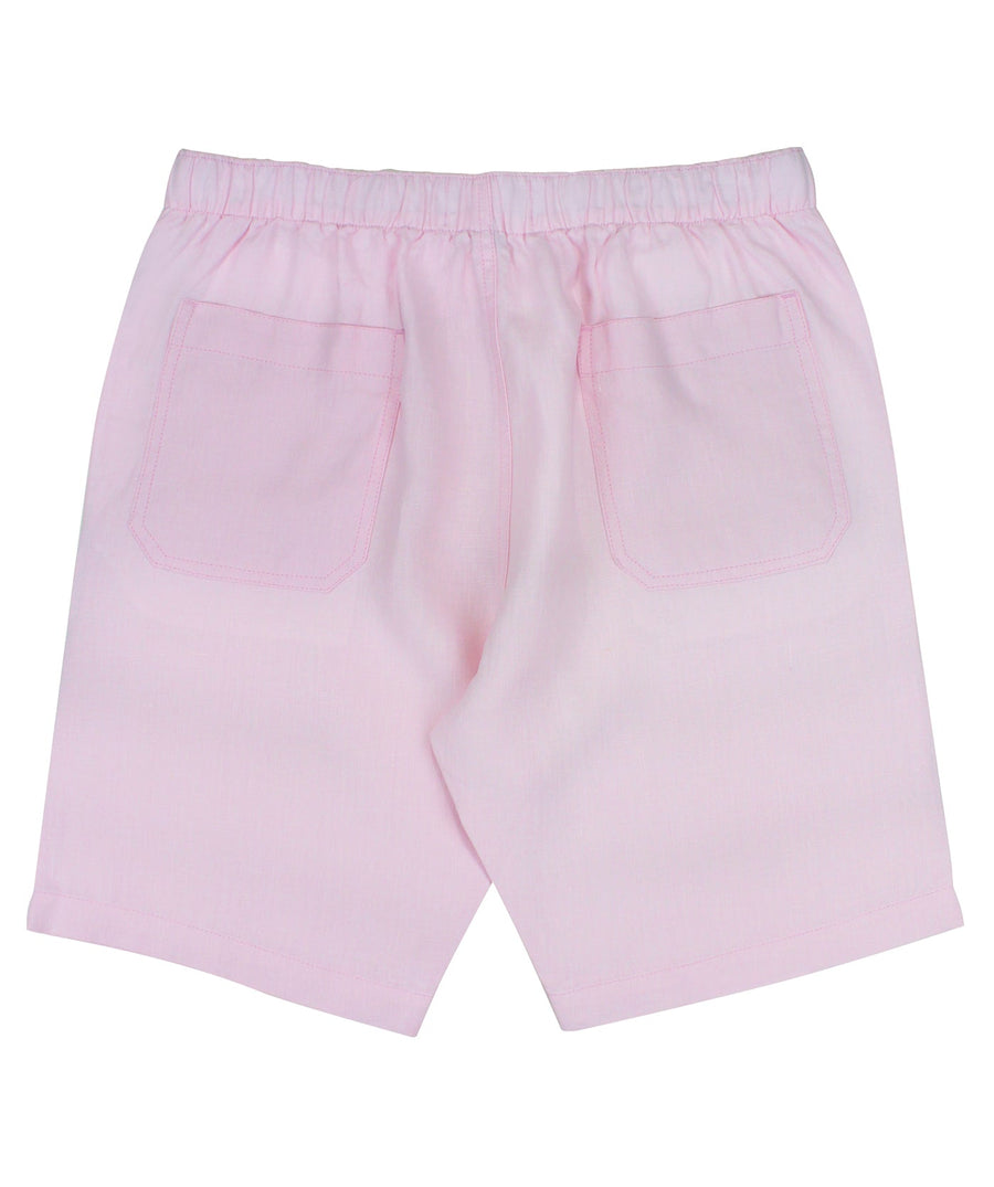 PIER ST BARTH  Barbuda Linen Shorts BARBUDA