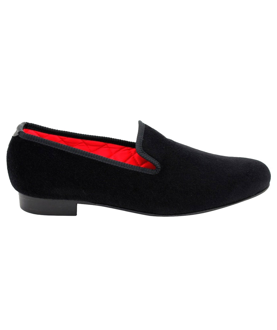 MATTHEW COOKSON  Classic Velvet Slippers 120MTWPLN