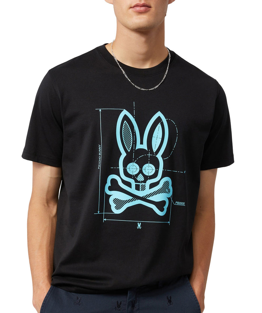 PSYCHO BUNNY  Depoe Graphic T-Shirt B6U115W1PC