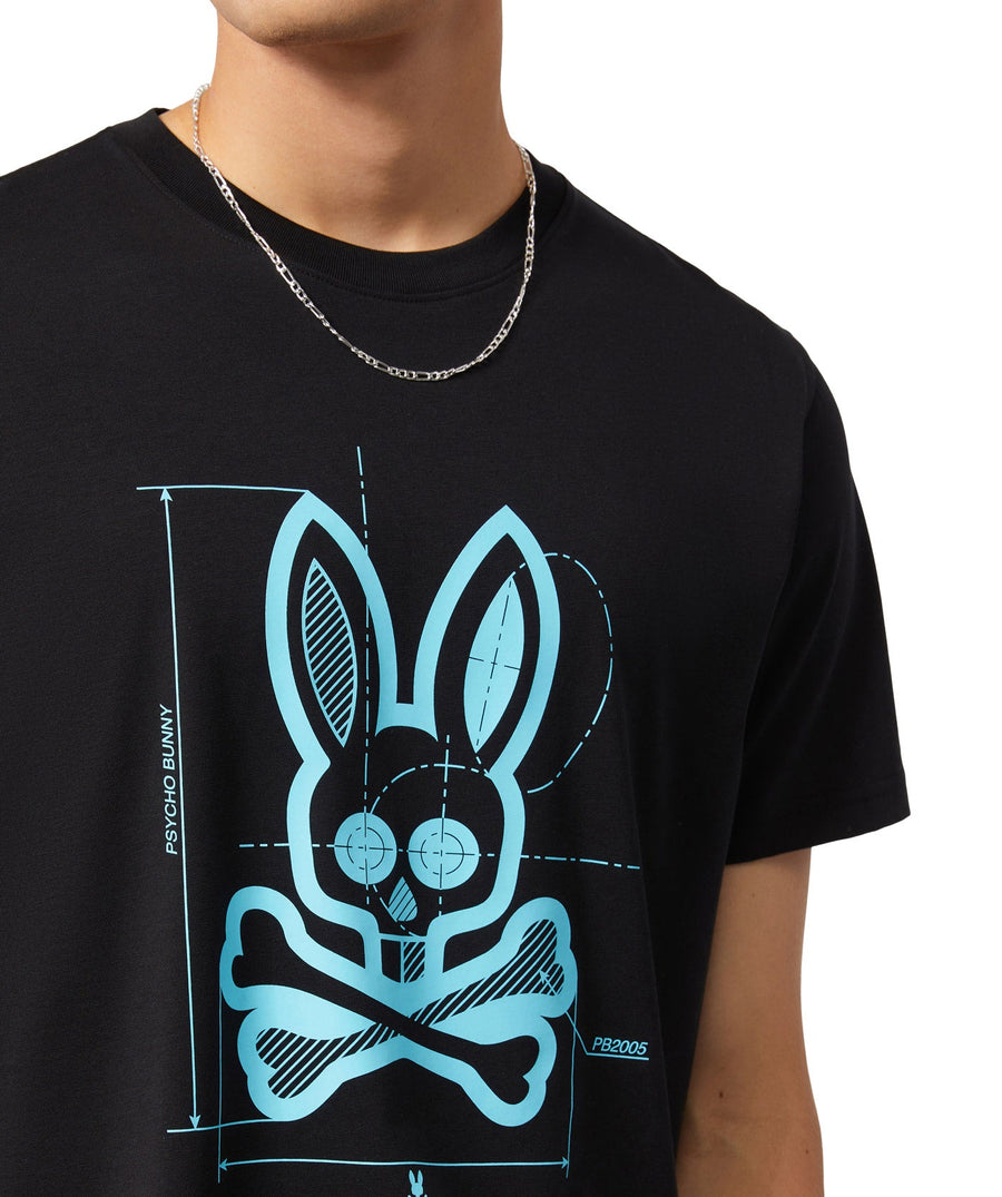 PSYCHO BUNNY  Depoe Graphic T-Shirt B6U115W1PC