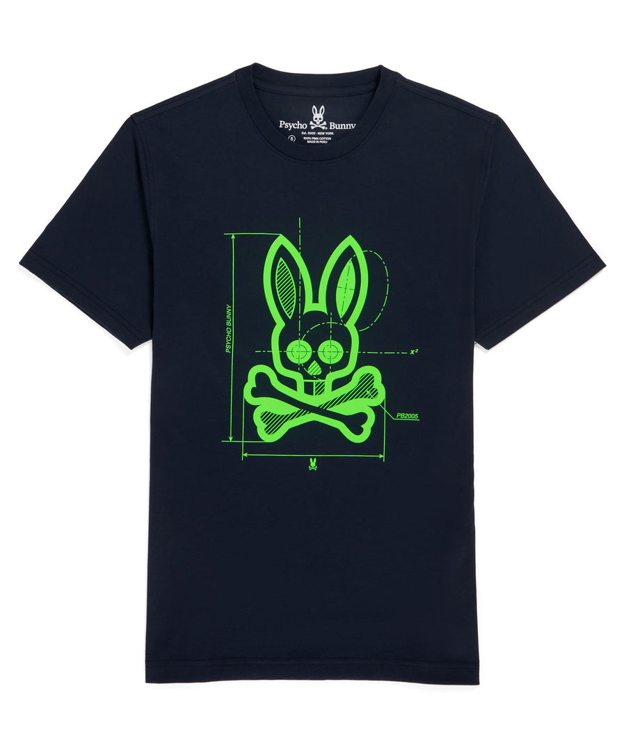 PSYCHO BUNNY  Depoe Graphic T-Shirt B6U115W1PC