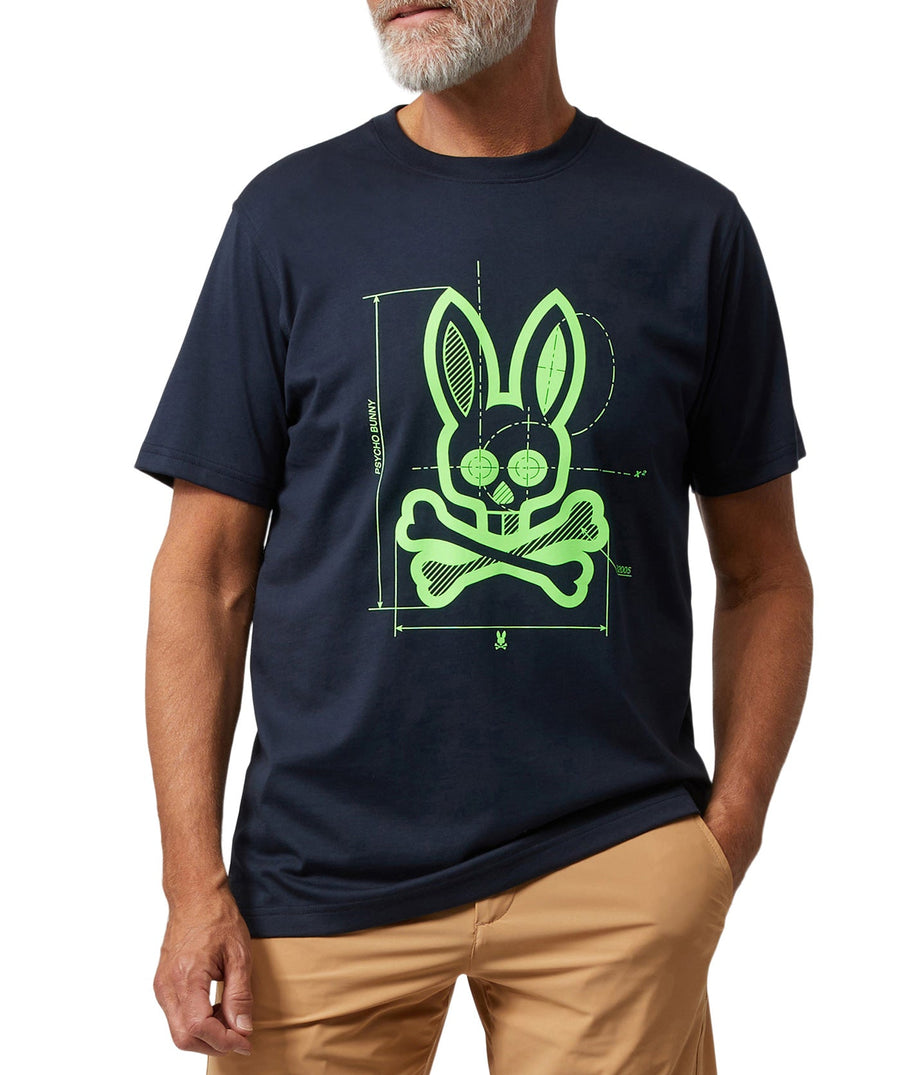 PSYCHO BUNNY  Depoe Graphic T-Shirt B6U115W1PC