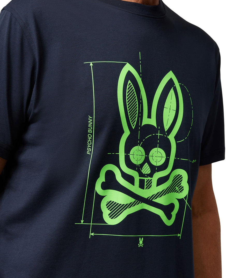 PSYCHO BUNNY  Depoe Graphic T-Shirt B6U115W1PC