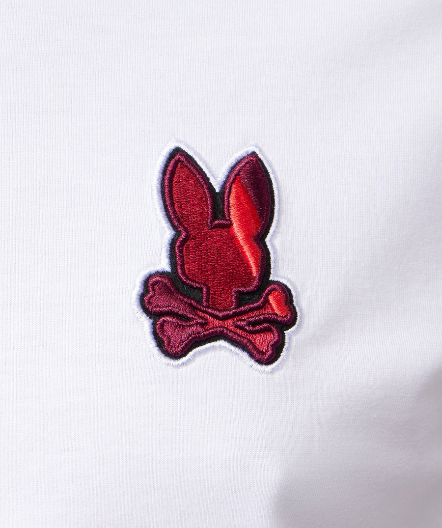 PSYCHO BUNNY Apple Valley Embroidered Fashion Tee B6U615A2PC