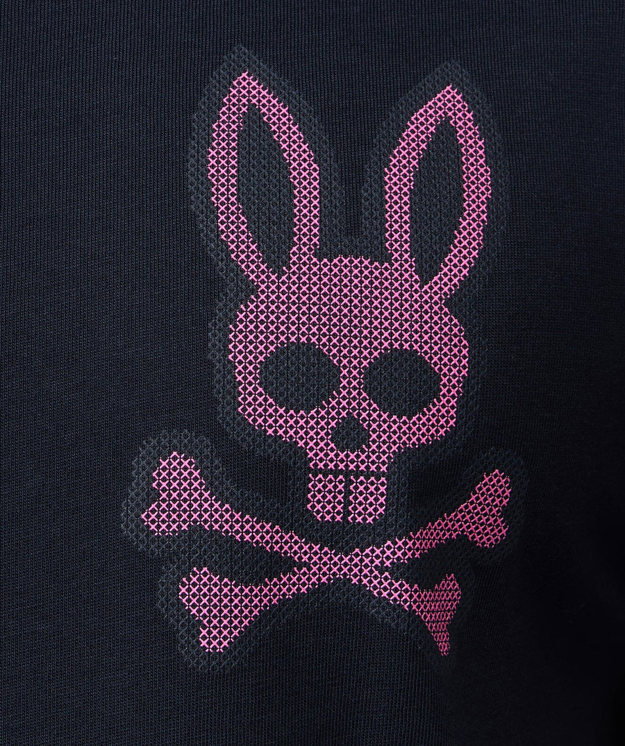 PSYCHO BUNNY Lancaster Cross Stitched Bunny Tee B6U625A2PC