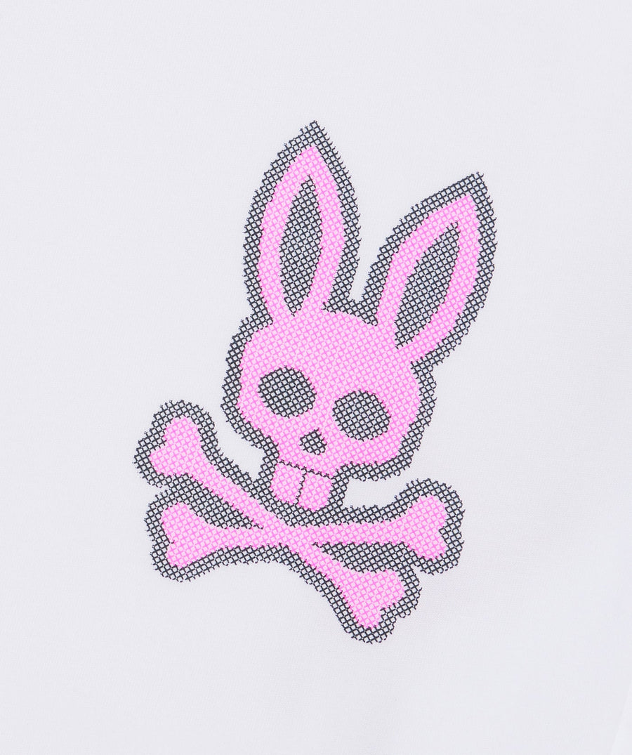 PSYCHO BUNNY Lancaster Cross Stitched Bunny Tee B6U625A2PC