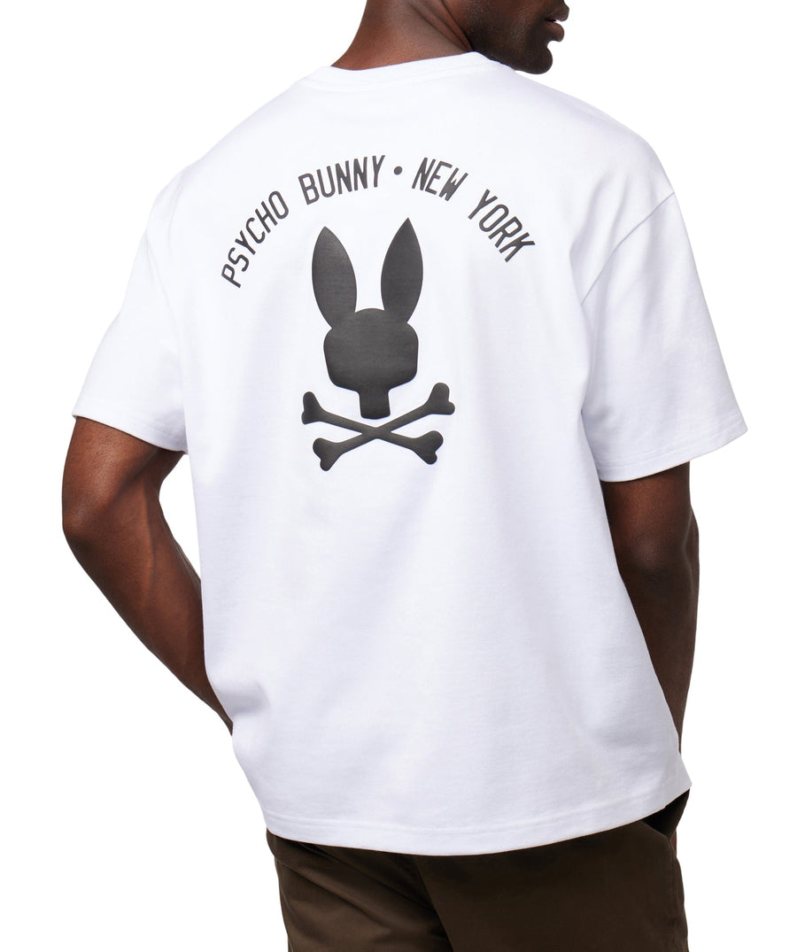 PSYCHO BUNNY Lambert Relaxed Fit Graphic Tee B6U411Z1PC