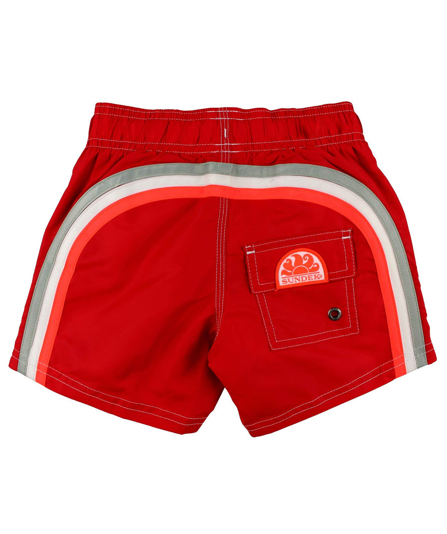 SUNDEK  Boy's 9.5" Elastic Waist Swim Shorts B504BDTA100