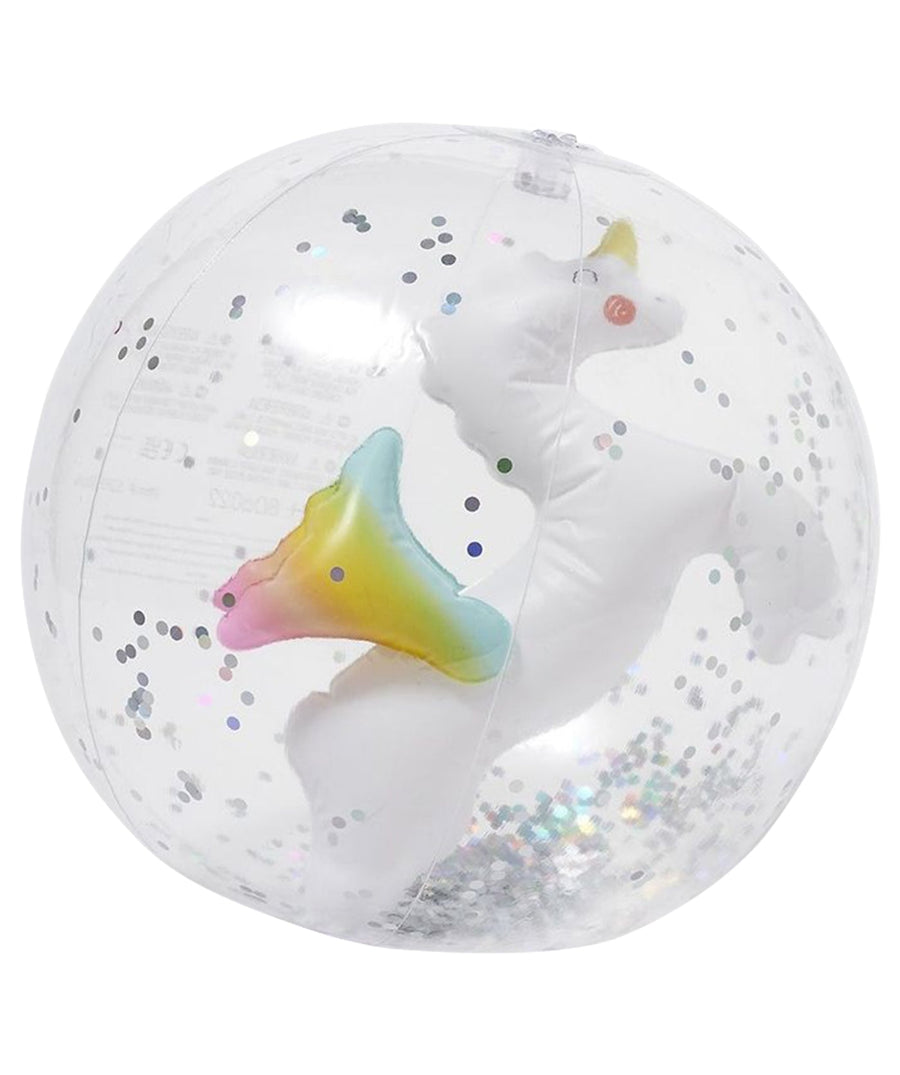 SUNNYLIFE  Unicorn Inflatable Beach Ball S2PB3DUN